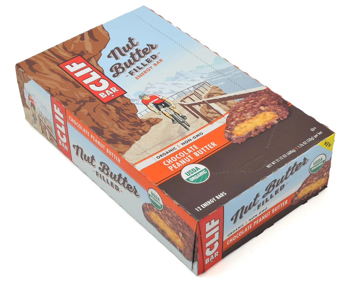 Clif Bar Nut Butter Filled Bar (Chocolate Peanut Butter) (12 | 1.76oz Packets)